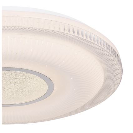 Globo - LED Dimmable ceiling light LED/30W/230V 3000-6500K d. 50 cm white Wi-Fi Tuya + remote control