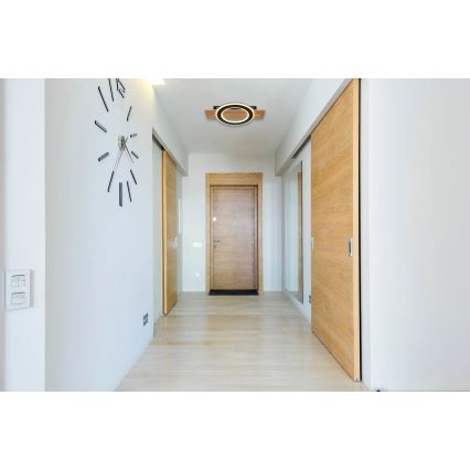 Globo - LED Ceiling light LED/18W/230V brown