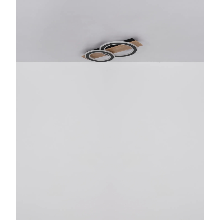 Globo - LED Ceiling light LED/40W/230V brown