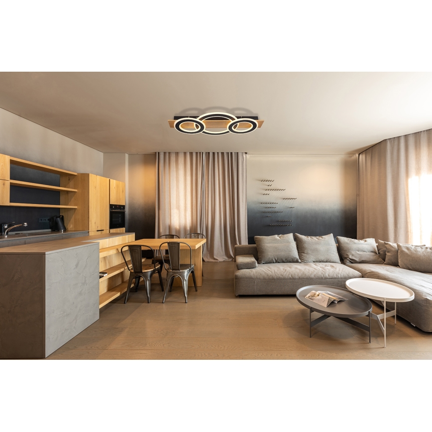 Globo - LED Ceiling light LED/50W/230V brown