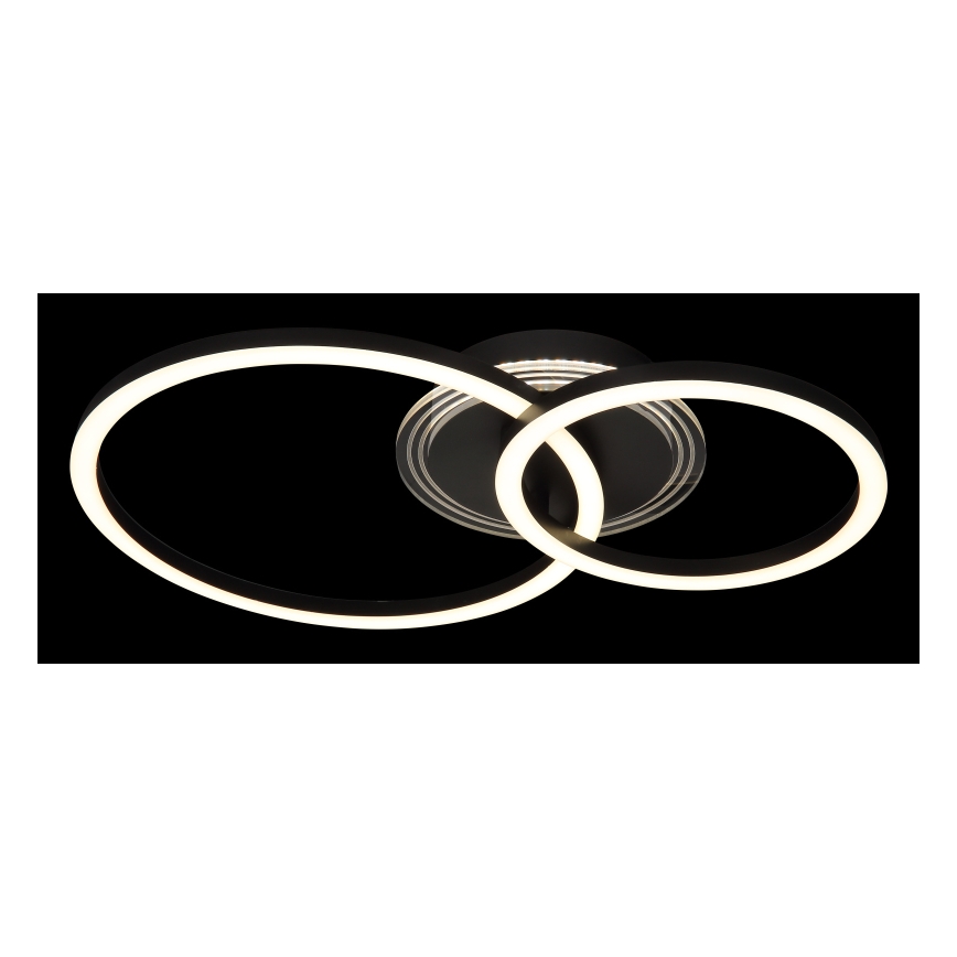 Globo - LED Ceiling light LED/30W/230V 2700/4500/6500K d. 33x50 cm black