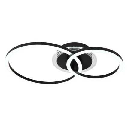 Globo - LED Ceiling light LED/30W/230V 2700/4500/6500K d. 33x50 cm black