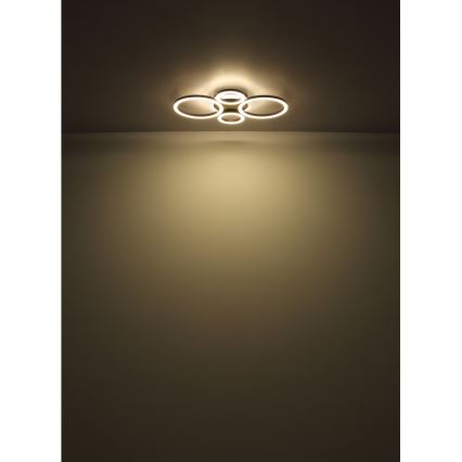 Globo - LED Ceiling light LED/40W/230V 2700/4500/6500K d. 35,5x53 cm black