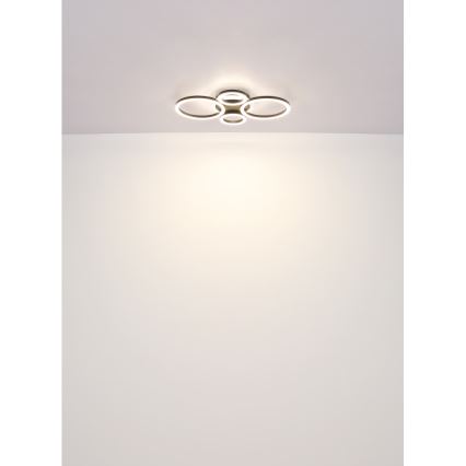 Globo - LED Ceiling light LED/40W/230V 2700/4500/6500K d. 35,5x53 cm black
