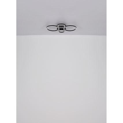 Globo - LED Ceiling light LED/40W/230V 2700/4500/6500K d. 35,5x53 cm black