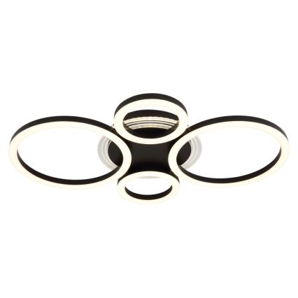 Globo - LED Ceiling light LED/40W/230V 2700/4500/6500K d. 35,5x53 cm black