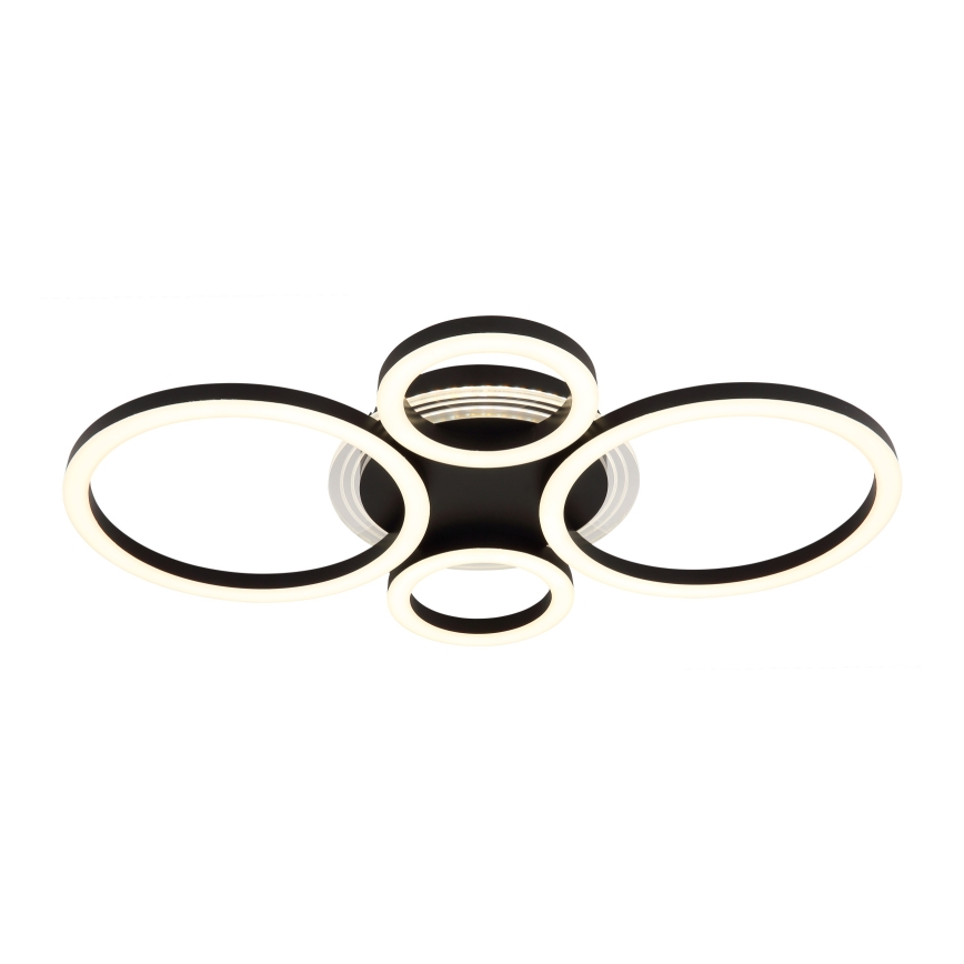 Globo - LED Ceiling light LED/40W/230V 2700/4500/6500K d. 35,5x53 cm black