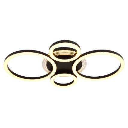 Globo - LED Ceiling light LED/40W/230V 2700/4500/6500K d. 35,5x53 cm black
