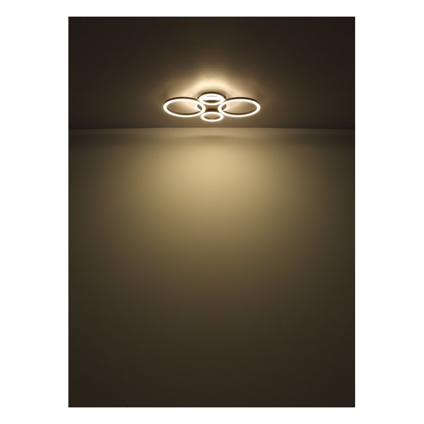Globo - LED Ceiling Light LED/40W/230V, CCT 2700/4500/6500K, Ø 35.5 x 53 cm, black