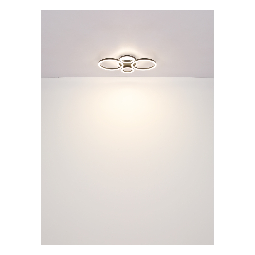 Globo - LED Ceiling Light LED/40W/230V, CCT 2700/4500/6500K, Ø 35.5 x 53 cm, black