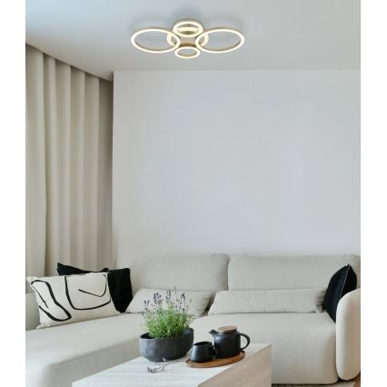 Globo - LED ceiling light LED/40W/230V 2700/4500/6500K Ø 35,5x53 cm brass