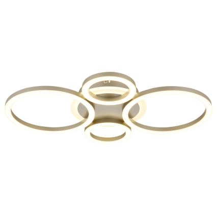 Globo - LED ceiling light LED/40W/230V 2700/4500/6500K Ø 35,5x53 cm brass