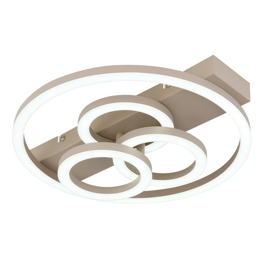 Globo - Dimmable LED ceiling light, 40W/230V, 2700-6500K, Ø 35×33 cm, brass finish + remote control