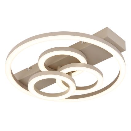 Globo - Dimmable LED Ceiling Light LED/40W/230V 2700-6500K Ø 35x33 cm Beige + Remote Control