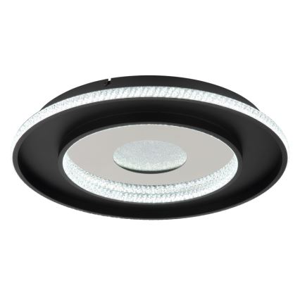 Globo - LED Dimmable ceiling light LED/30W/230V 2700-6500K d. 52,5 cm black + remote control