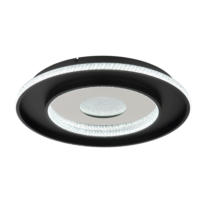Globo - LED Dimmable ceiling light LED/30W/230V 2700-6500K d. 52,5 cm black + remote control