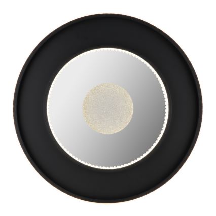 Globo - LED Dimmable ceiling light LED/30W/230V 2700-6500K d. 52,5 cm black + remote control