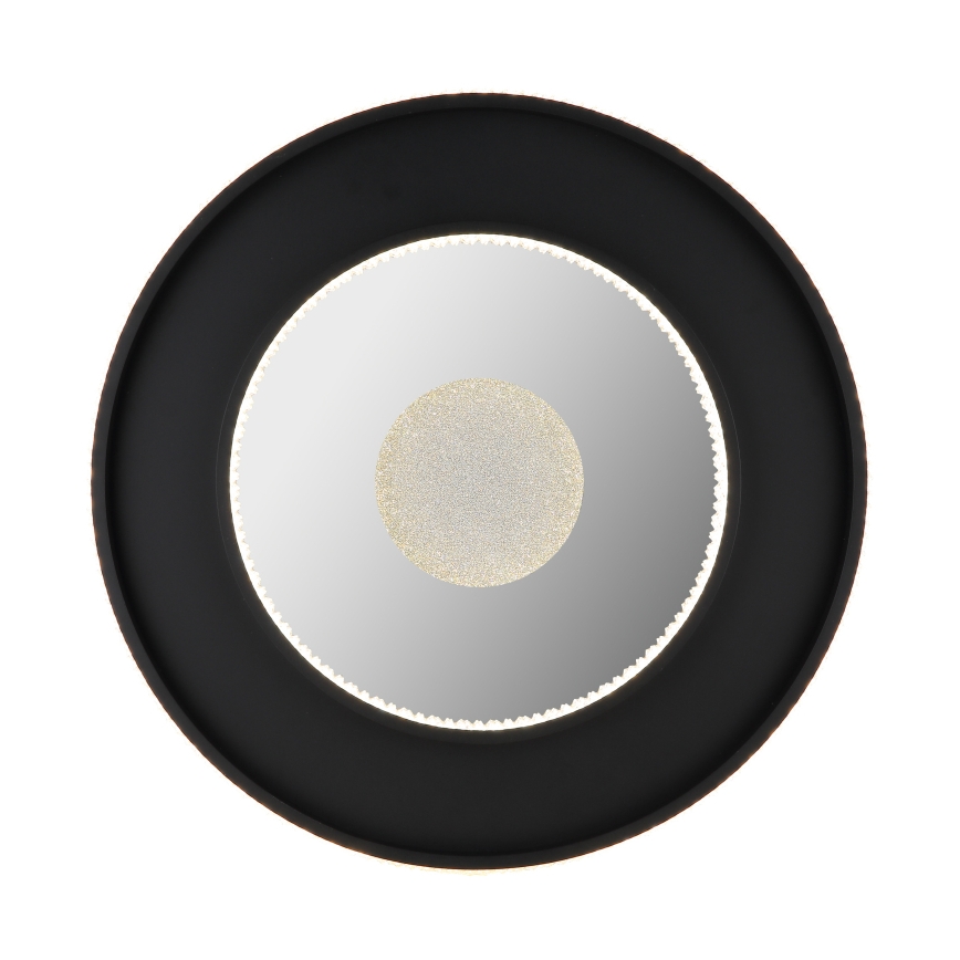 Globo - LED Dimmable ceiling light LED/30W/230V 2700-6500K d. 52,5 cm black + remote control