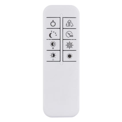 Globo - LED Dimmable ceiling light LED/30W/230V 2700-6500K d. 52,5 cm black + remote control