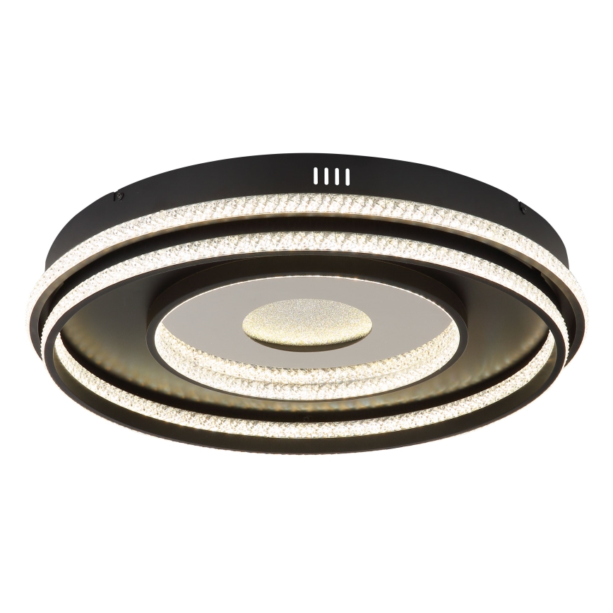 Globo - LED Dimmable chandelier on a string LED/54W/230V 2700-6500K d. 60 cm black + remote control