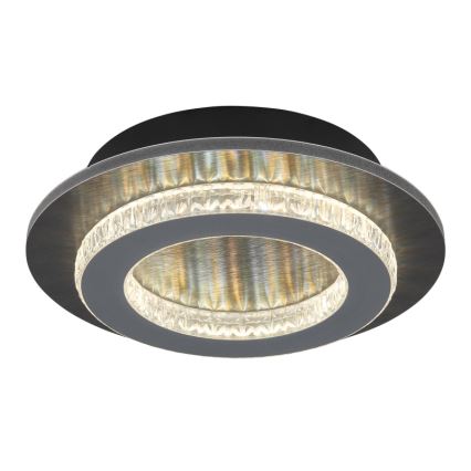 Globo - LED Ceiling Light LED/12W/230V 3000/4000/6500K Ø 20 cm Anthracite