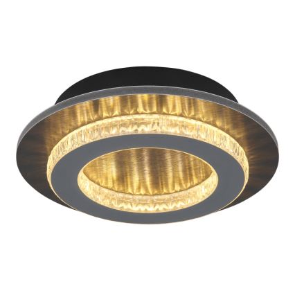 Globo - LED Ceiling Light LED/12W/230V 3000/4000/6500K Ø 20 cm Anthracite