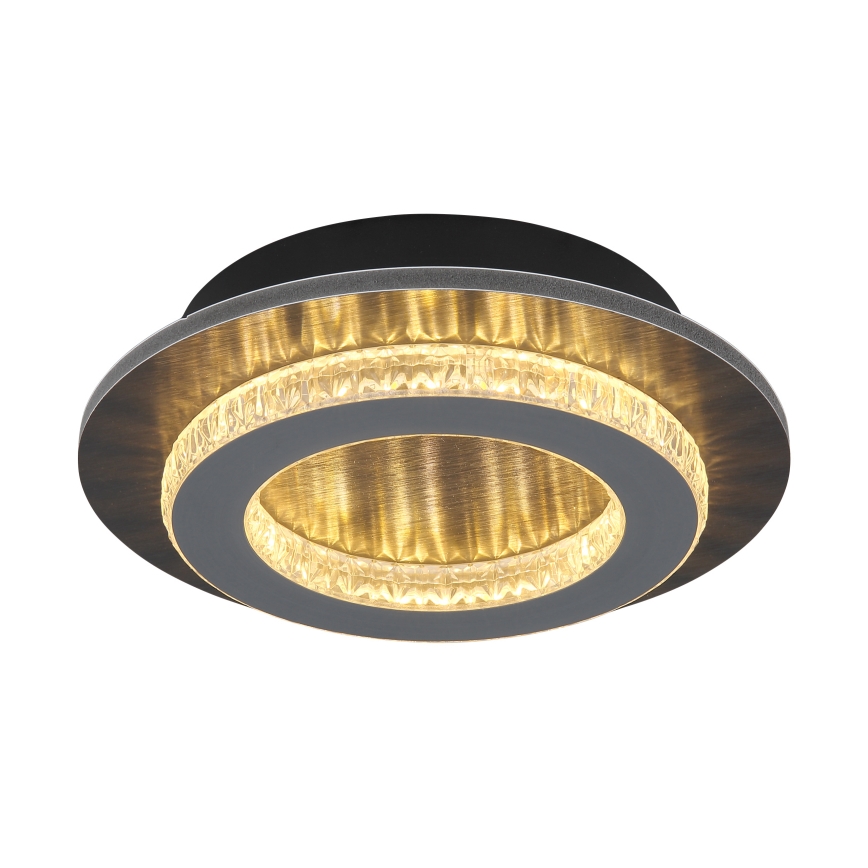 Globo - LED Ceiling Light LED/12W/230V 3000/4000/6500K Ø 20 cm Anthracite