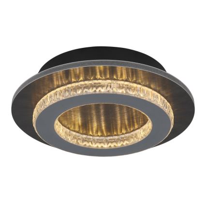 Globo - LED Ceiling Light LED/12W/230V 3000/4000/6500K Ø 20 cm Anthracite