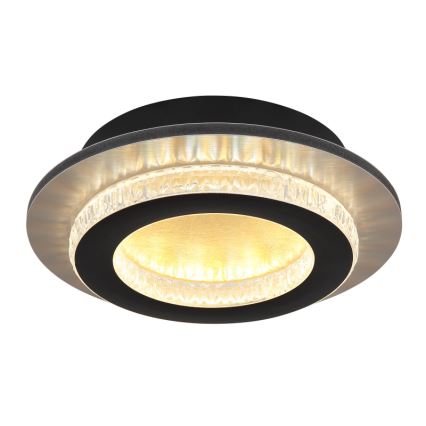 Globo - LED ceiling light LED/12W/230V 3000/4000/6500K dia. 20 cm black