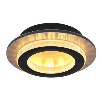 Globo - LED ceiling light LED/12W/230V 3000/4000/6500K dia. 20 cm black