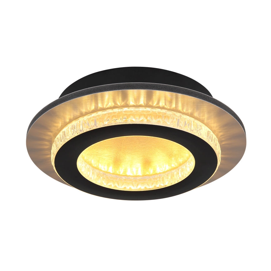 Globo - LED ceiling light LED/12W/230V 3000/4000/6500K dia. 20 cm black