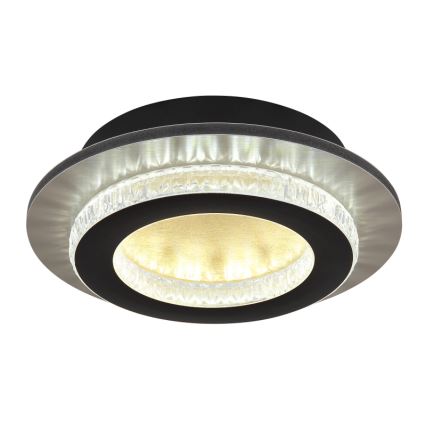 Globo - LED ceiling light LED/12W/230V 3000/4000/6500K dia. 20 cm black