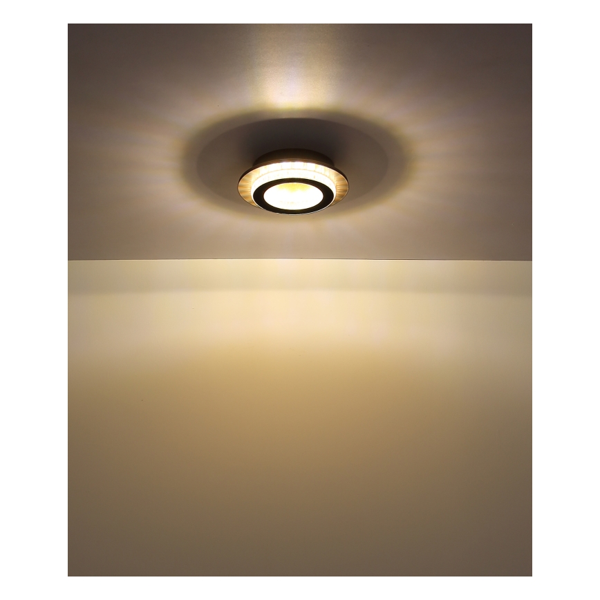 Globo - LED ceiling light LED/12W/230V 3000/4000/6500K dia. 20 cm black