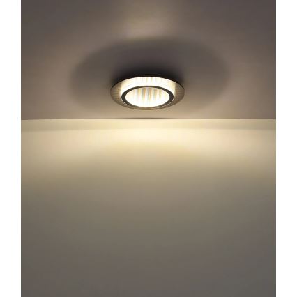 Globo - LED Ceiling Light LED/24W/230V 3000/4000/6500K Ø 35 cm anthracite