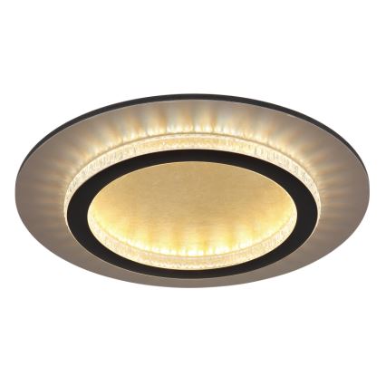 Globo - LED Ceiling Light LED/24W/230V 3000/4000/6500K Ø 35 cm black