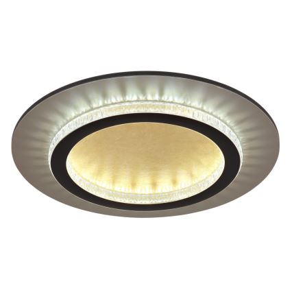 Globo - LED Ceiling Light LED/24W/230V 3000/4000/6500K Ø 35 cm black