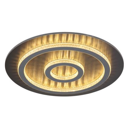 Globo - Dimmable LED Ceiling Light 40W/230V 3000-6500K, 45 cm diameter, Anthracite + Remote Control