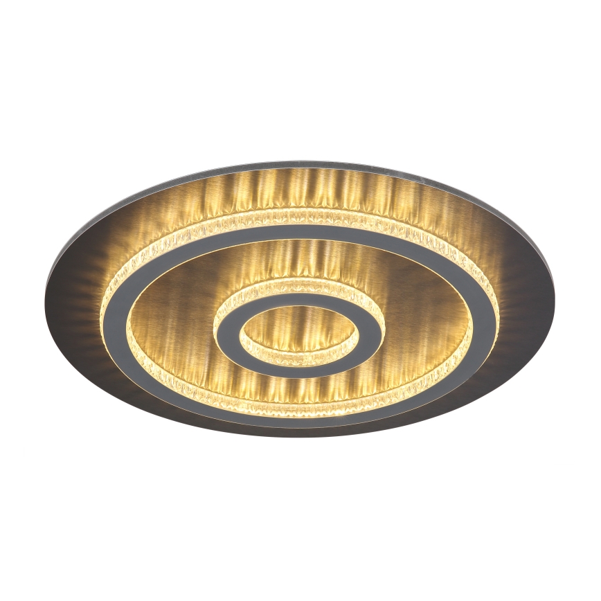 Globo - Dimmable LED Ceiling Light 40W/230V 3000-6500K, 45 cm diameter, Anthracite + Remote Control