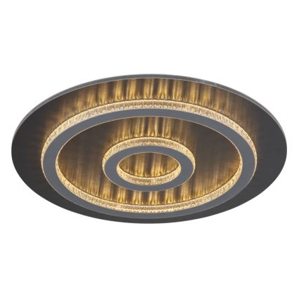 Globo - Dimmable LED Ceiling Light 40W/230V 3000-6500K, 45 cm diameter, Anthracite + Remote Control