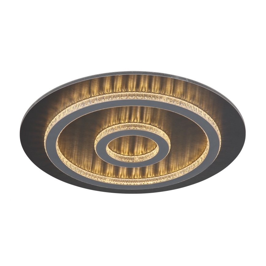 Globo - Dimmable LED Ceiling Light 40W/230V 3000-6500K, 45 cm diameter, Anthracite + Remote Control
