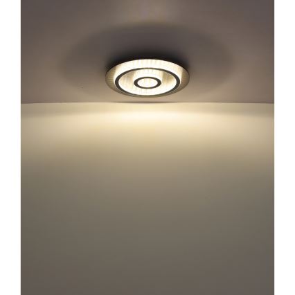 Globo - Dimmable LED Ceiling Light 40W/230V 3000-6500K, 45 cm diameter, Anthracite + Remote Control