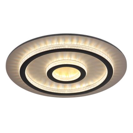 Globo - Dimmable LED Ceiling Light LED/40W/230V 3000-6500K Ø 45 cm Black + Remote Control