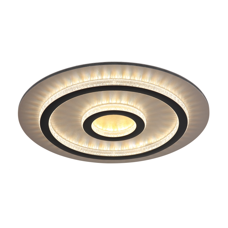 Globo - Dimmable LED Ceiling Light LED/40W/230V 3000-6500K Ø 45 cm Black + Remote Control