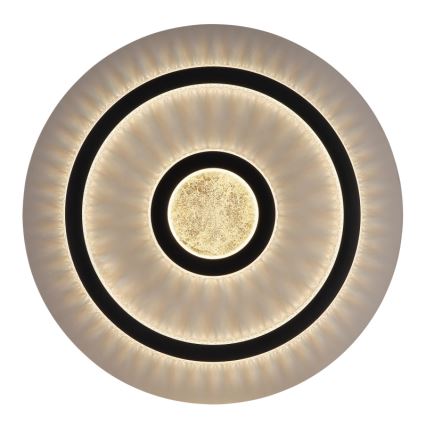 Globo - Dimmable LED Ceiling Light LED/40W/230V 3000-6500K Ø 45 cm Black + Remote Control