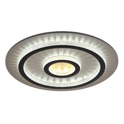 Globo - Dimmable LED Ceiling Light LED/40W/230V 3000-6500K Ø 45 cm Black + Remote Control