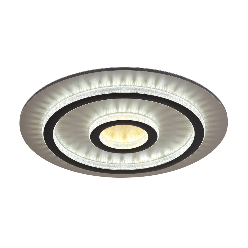 Globo - Dimmable LED Ceiling Light LED/40W/230V 3000-6500K Ø 45 cm Black + Remote Control
