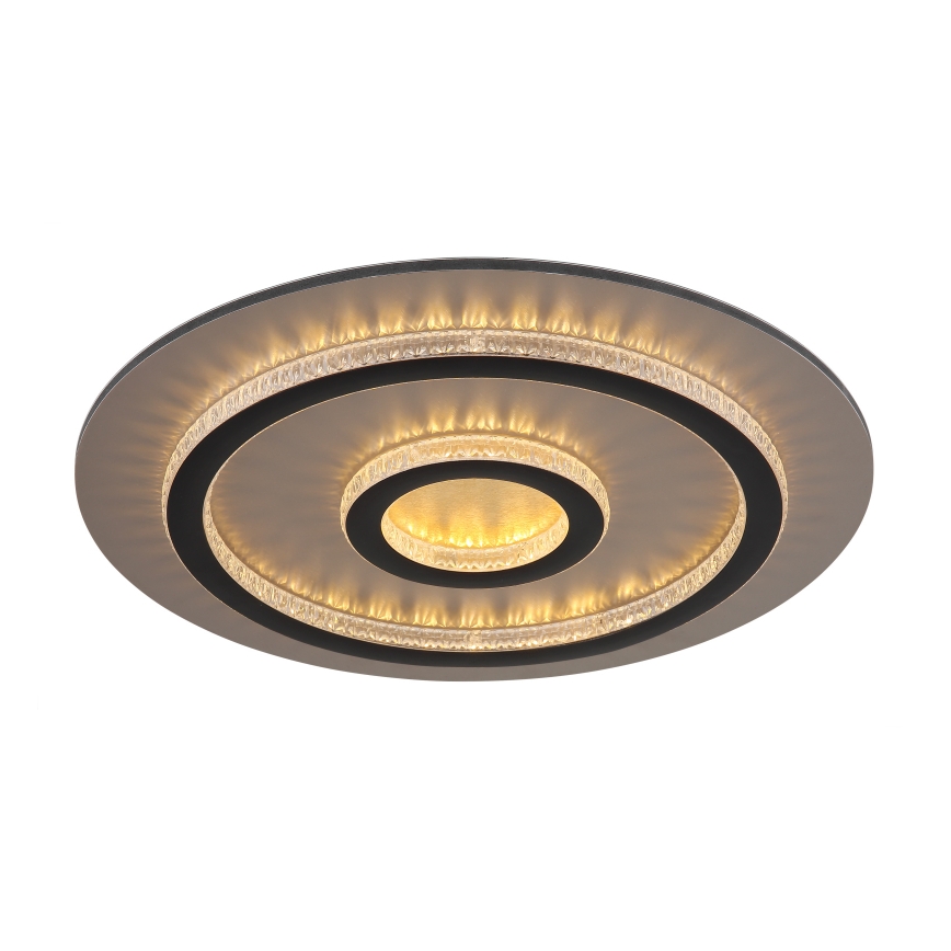 Globo - Dimmable LED Ceiling Light LED/40W/230V 3000-6500K Ø 45 cm Black + Remote Control