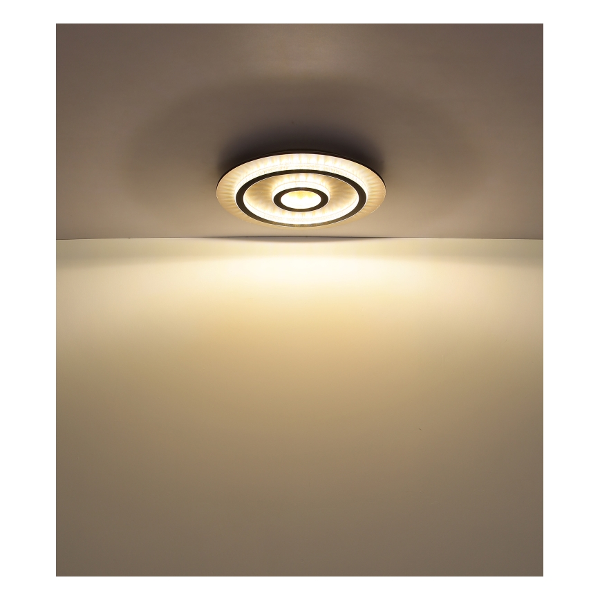 Globo - Dimmable LED Ceiling Light LED/40W/230V 3000-6500K Ø 45 cm Black + Remote Control