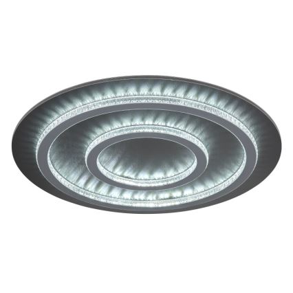 Globo - Dimmable LED Ceiling Light LED/60W/230V 3000-6500K Ø 55 cm Anthracite + Remote Control