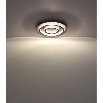 Globo - Dimmable LED Ceiling Light LED/60W/230V 3000-6500K Ø 55 cm Anthracite + Remote Control